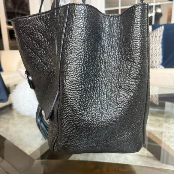 Valentino by Mario Valentino Ollie Dollaro Monogram Leather Tote - Picture 6 of 7